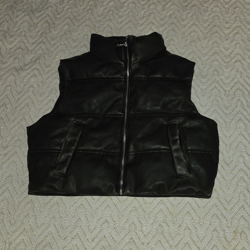 Black Puffer Vest